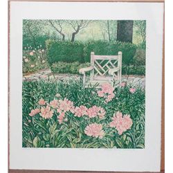 Gregory Johnson, Mothers Garden, Signed Lithograph