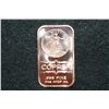 Image 1 : 2012 Copper Ingot, .999 Fine 1 Oz.