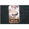 Image 1 : 2012 Copper Ingot, .999 Fine 1 Oz.