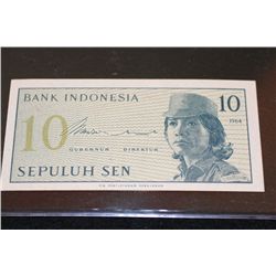 1964 Bank of Indonesia10 Sepuluh Sen