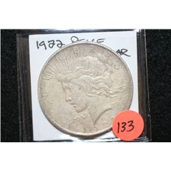 1922 Silver Peace Dollar