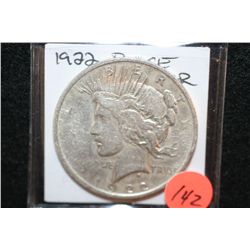 1922 Silver Peace Dollar