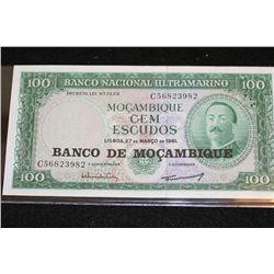 Bank of Mozambique 100 Bank Note