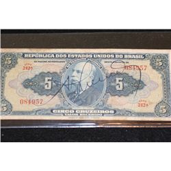 Republic of Brazil 5 Peso Bank Note