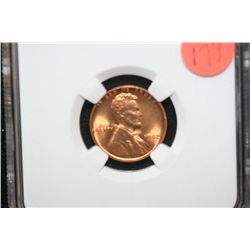 1942 Wheat Back Penny, NGC Graded MS66 RD