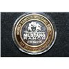 Image 1 : World Famous Mustang Ranch, Limited Edition Two-Tone, $10 Silver State Brothel Token, .999 Fine