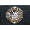 Image 2 : World Famous Mustang Ranch, Limited Edition Two-Tone, $10 Silver State Brothel Token, .999 Fine