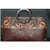 Image 1 : Large Brown Purse w/Aztec Design