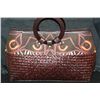 Image 2 : Large Brown Purse w/Aztec Design