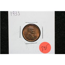 1933 Wheat Back Penny