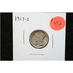 1917-S Mercury Dime, VF
