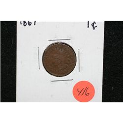 1867 Indian Head Penny