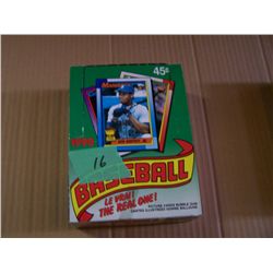 Box Of Topps Baseball Cards