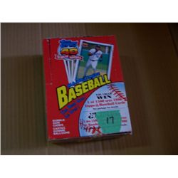 Box Of Topps Baseball Cards 1990