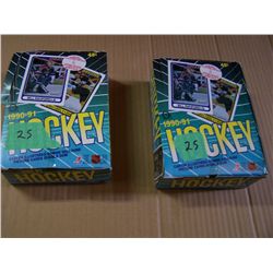 2 Boxes O-Pee-Chee 90-91 Hockey Cards