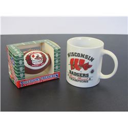 Pair Of Wisconsin Badger Collectibles