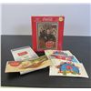 Image 3 : Coca-Cola 13 1/2 X 24" Calendar Frame and 3 Coca-Cola Calendars