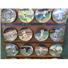Image 3 : Bradford Editions Legends of Baseball Mini Collector Plates with Display Shelf