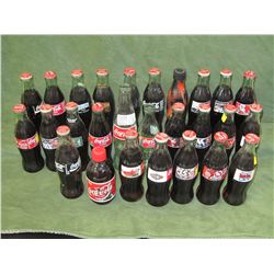 Lot of Coca-Cola Classic Collector Bottles