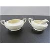 Image 1 : Vintage Homer Laughlin USA M40N8 Creamer and Sugar Bowl