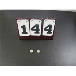 Pair Of Eisenhower Silver Dimes - 1958D, and a 1957D Ungraded