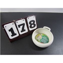 Watkins Heritage Collection 1992"Don't Spoil The Pickles"First In A Series Of Eight Watkins Soup Bow