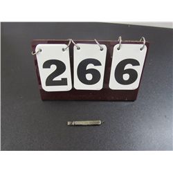 Vintage Pencil Necklace - Says Decca on Necklace Ring, appears to be silver but unknown