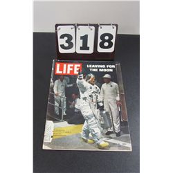 Life Magazine July 25, 1969 - Leaving For The Moon, Apollo 11