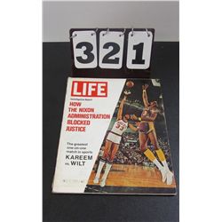 Life Magazine March 24, 1972 - The Greatest One on One Match In Sports - Kareem vs Wilt