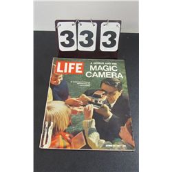 Life Magazine October 27, 1972 - A Genius And His Magic Camera, Dr. Edwin Land of Poloroid