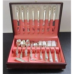 1847 Rogers Eternally Yours Silverware Set In Case