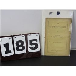 Antique German Medical Journal - 1884 Der Torfmoos-Verband