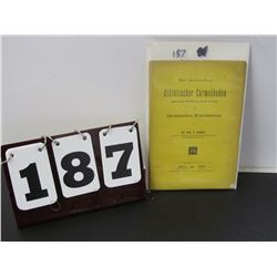 Antique German Medical Journal - 1887 Zur Anwendung Diatetischer Curmethoden