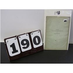 Antique German Medical Journal - Deutches Archiv Fur Klinische Medicin, Separatabdruck