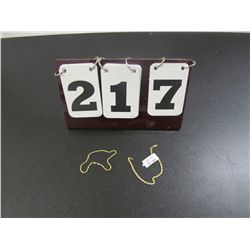 New - 7" Gold Colored Rope Bracelet