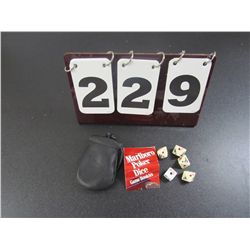 Marlboro Dice Bag & Dice Game