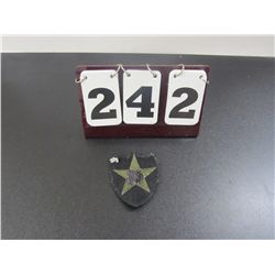 Military Patch, Indian Chief Inside Military Star