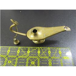 Made In India Brass Genie Lamp, Miniature