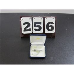 Fratello Tie Clasp In Box, Missing Cufflinks