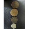 Image 2 : Lot of 4 Foreign Coins - Vintage - 1936 Canadian Large Penny, a 1948 Canadian Large Penny, a 1917 Ca