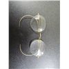 Image 2 : Vintage Round Wire Style Bifocals - May Be Gold, Markings are Too Worn To Read