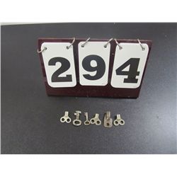 Lot Of Misc. Keys From Germany - 1950's