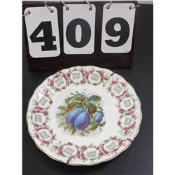 Carnation McNicol Collector Antique Plate - 1910