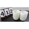 Image 1 : Number 434 Anchor Hocking Custard Cups - Lot Of 10
