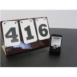 Sterling Silver, Men's Size 10 United States Marine Corp Ring