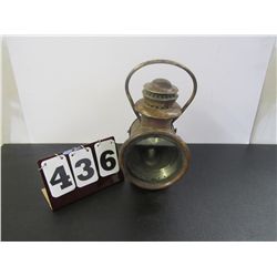 1907 CT Ham Mfg. Co Carriage Light Passenger Side Complete With Glass