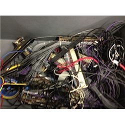 LARGE LOT OF PATCH BAYS & CABLES