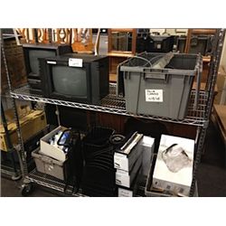 RACK OF ASSORTED EQUIPMENT