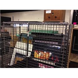 RACK OF MOVIE POSTERS & AN ANTIQUE CLOCK