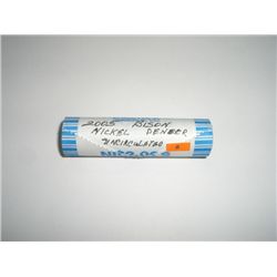 Roll of 2005-D BISON Nickels *UNC GRADE*!!